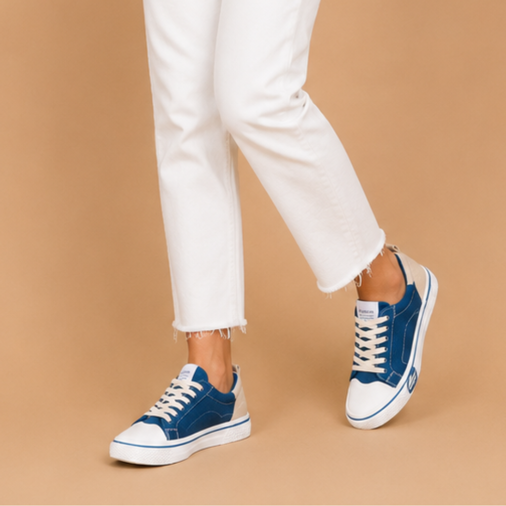 Heren ademende casual veterschoenen Jelle Jora Mode
