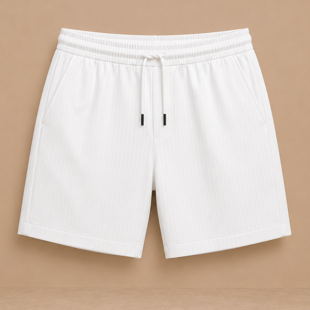 Heren strandboardshorts met trekkoord en zakken Jelle Jora Mode