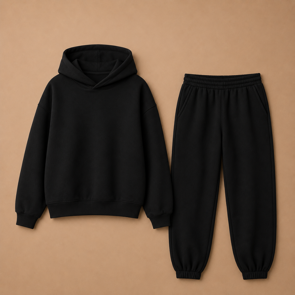 Dames oversized joggingpak met capuchon Jelle Jora Mode