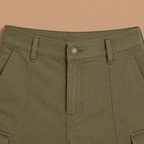 Dames casual cargoshort met meerdere zakken Jelle Jora Mode