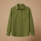 Dames ademende blouse met lange mouwen en knoopsluiting Jelle Jora Mode