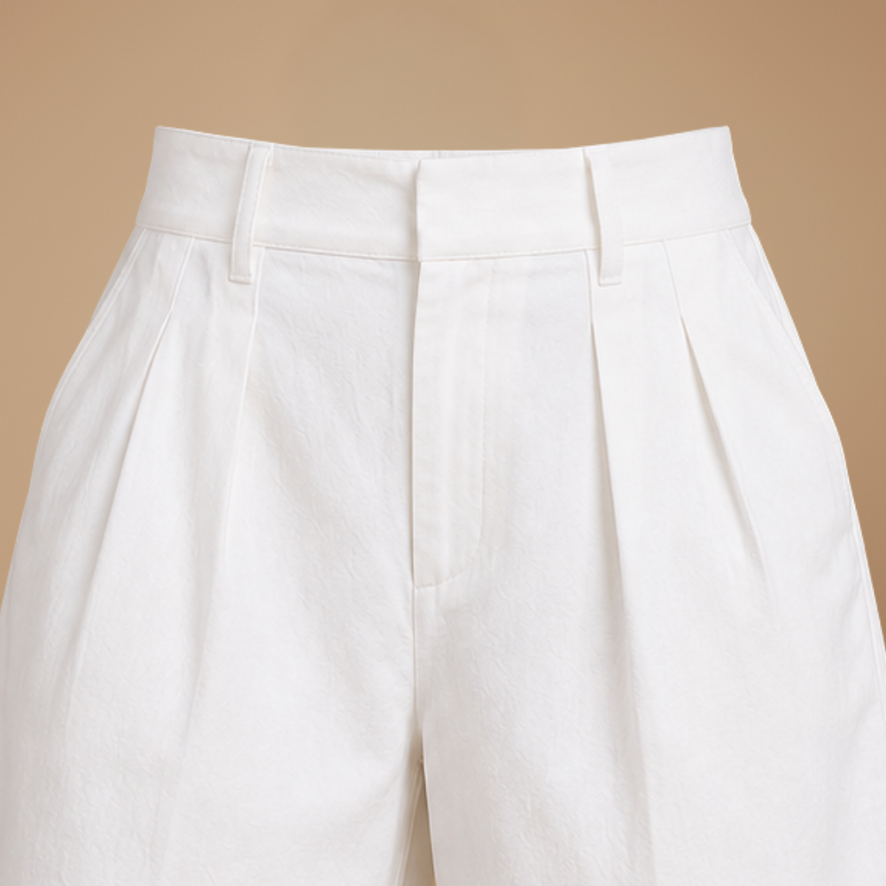 Dames geplooide bermuda-culotte Jelle Jora Mode