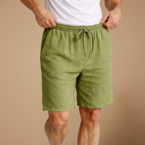 Heren ademende casual korte broek met trekkoord Jelle Jora Mode