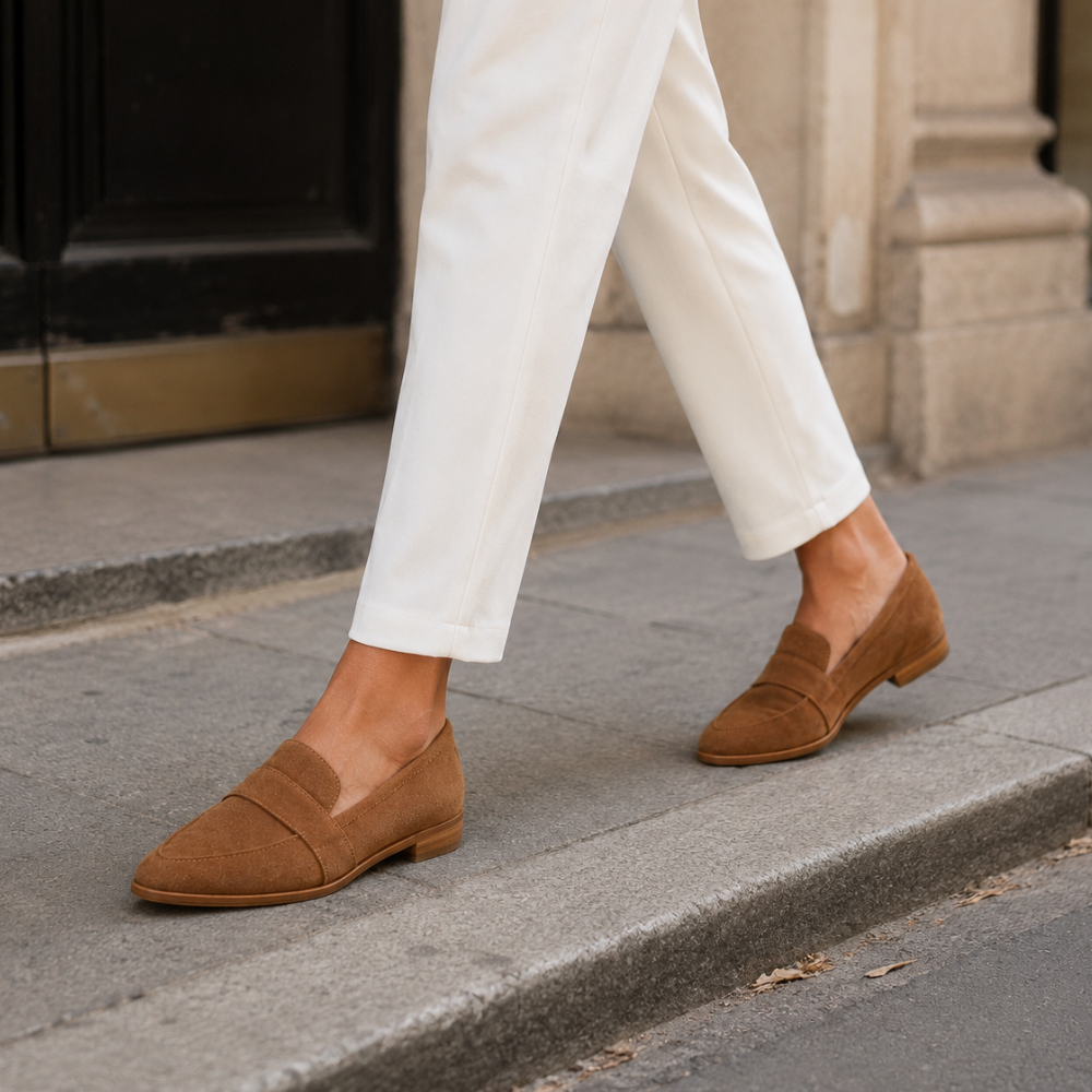 Dames casual loafers met spitse neus Jelle Jora Mode