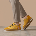 Heren comfortabele ademende casual platform-sneakers Jelle Jora Mode