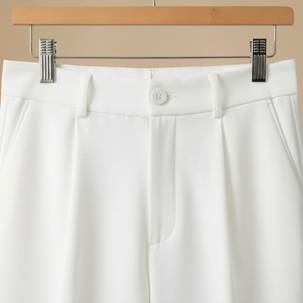 Slim fit taps toelopende enkellange herenbroek Jelle Jora Mode