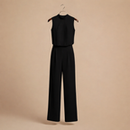Elegante mouwloze jumpsuit met wijde pijpen Jelle Jora Mode