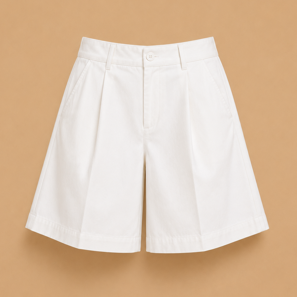Damesshort met hoge taille en wijde pijpen Jelle Jora Mode
