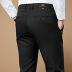 Heren professionele rechte pijpen broek