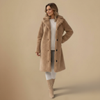 Lange effen wasbare teddyjas voor dames Jelle Jora Mode