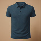 Heren ademend casual T-shirt met korte mouwen en structuur Jelle Jora Mode