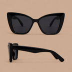 Dames oversized cat-eye zonnebrillen Jelle Jora Mode