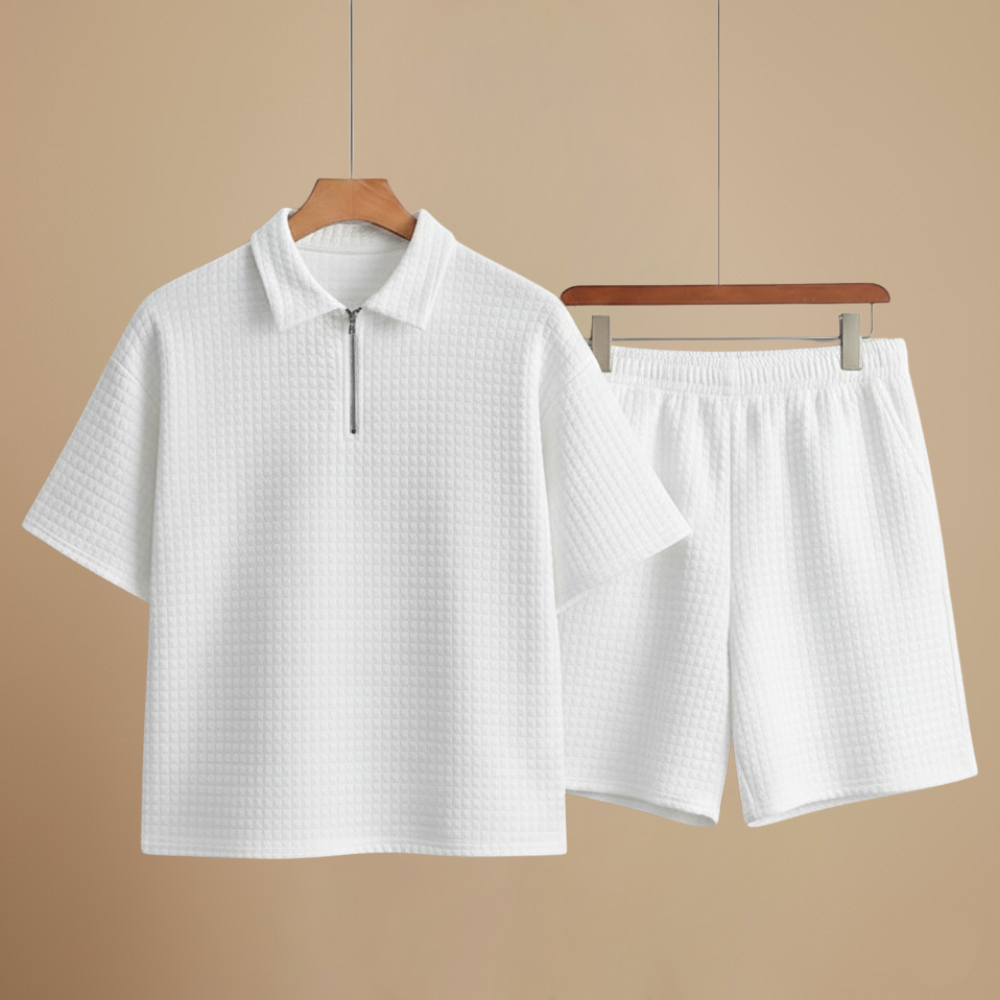 Casual set met korte mouwen voor heren Jelle Jora Mode