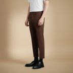 Herenbroek met rechte pijpen voor zakelijk gebruik Jelle Jora Mode