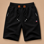 Heren short met trekkoord in een relaxte casual pasvorm Jelle Jora Mode