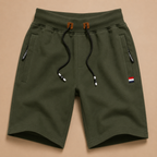 Heren short met trekkoord in een relaxte casual pasvorm Jelle Jora Mode