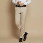 Heren casual rechte pijpen broek