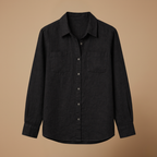 Dames ademende blouse met lange mouwen en knoopsluiting Jelle Jora Mode