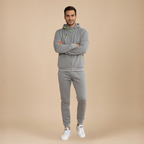 Heren trainingspak met capuchon en volledige ritssluiting Jelle Jora Mode