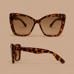 Dames oversized cat-eye zonnebrillen Jelle Jora Mode