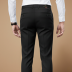 Heren professionele rechte pijpen broek