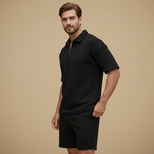 Casual set met korte mouwen voor heren Jelle Jora Mode