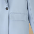 Vintage blazer met gekerfde kraag en zak Jelle Jora Mode