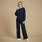 Casual tweedelige set met lange mouwen voor dames Jelle Jora Mode