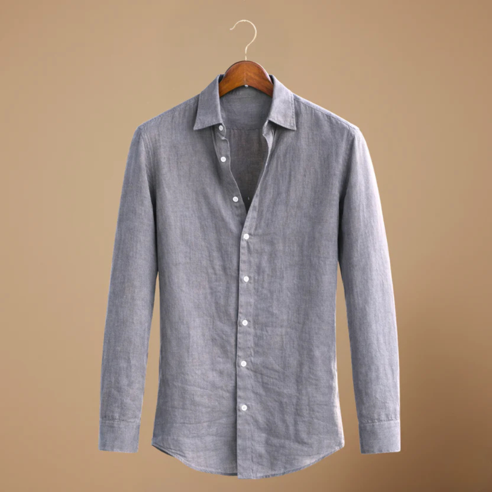 Heren casual strandblouse met een relaxte pasvorm Jelle Jora Mode