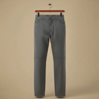 Slim fit geruite rechte broek voor heren Jelle Jora Mode