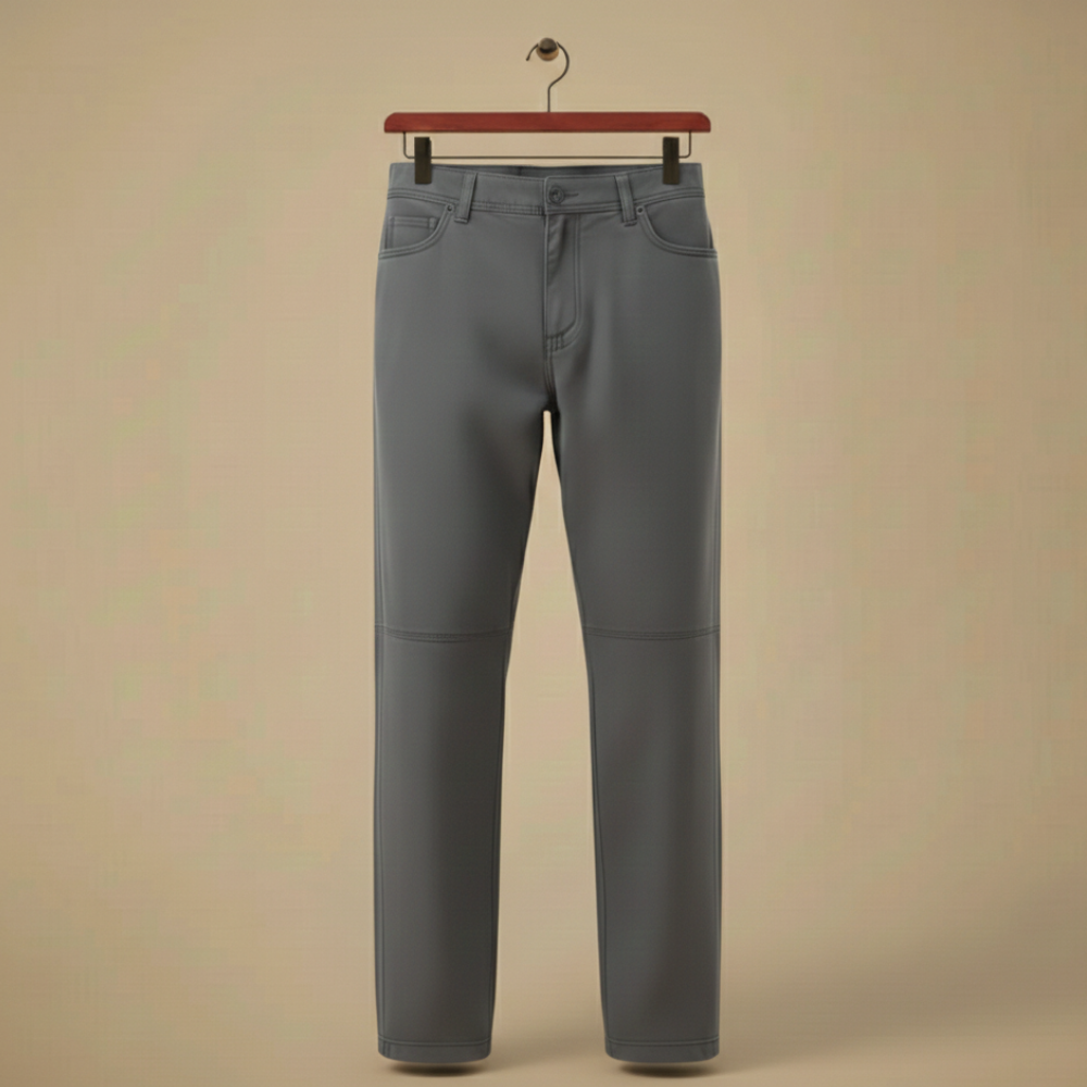 Slim fit geruite rechte broek voor heren Jelle Jora Mode