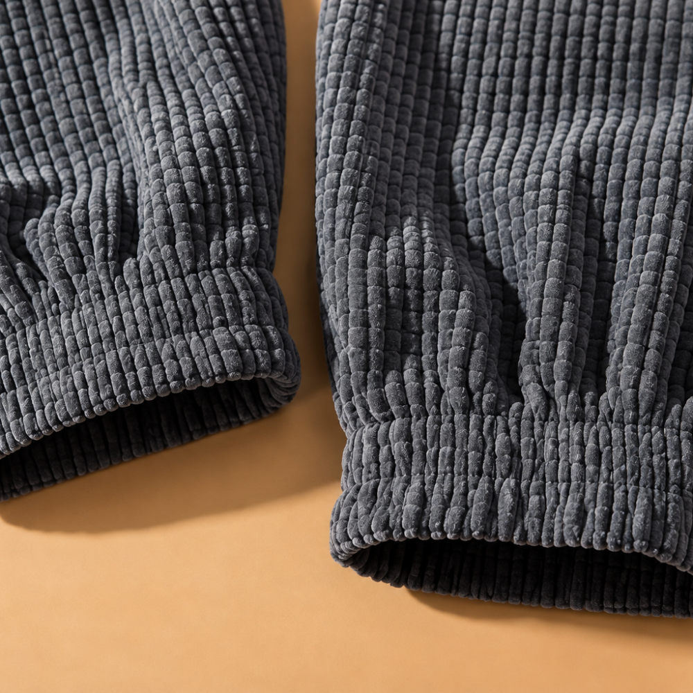 Heren baggy joggingbroek van corduroy Jelle Jora Mode