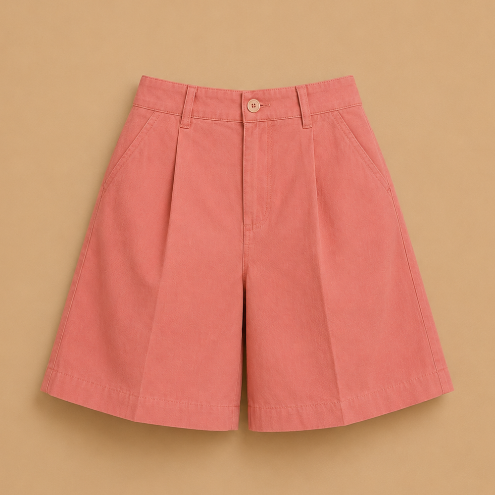 Damesshort met hoge taille en wijde pijpen Jelle Jora Mode