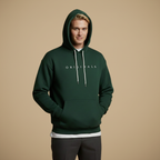 Heren hoodiejack met losse pasvorm en grafische print Jelle Jora Mode