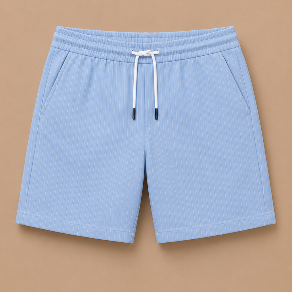 Heren strandboardshorts met trekkoord en zakken Jelle Jora Mode