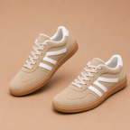 Dames klassieke wandelsneakers met veters Jelle Jora Mode