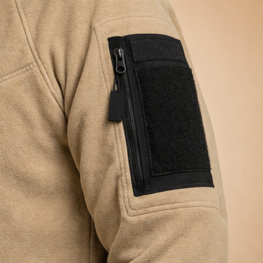 Tactische winddichte polar fleece trui voor heren Jelle Jora Mode