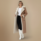 Winter Leren Dubbelkraag Jas Jelle Jora Mode