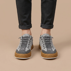 Heren comfortabele ademende casual platform-sneakers Jelle Jora Mode