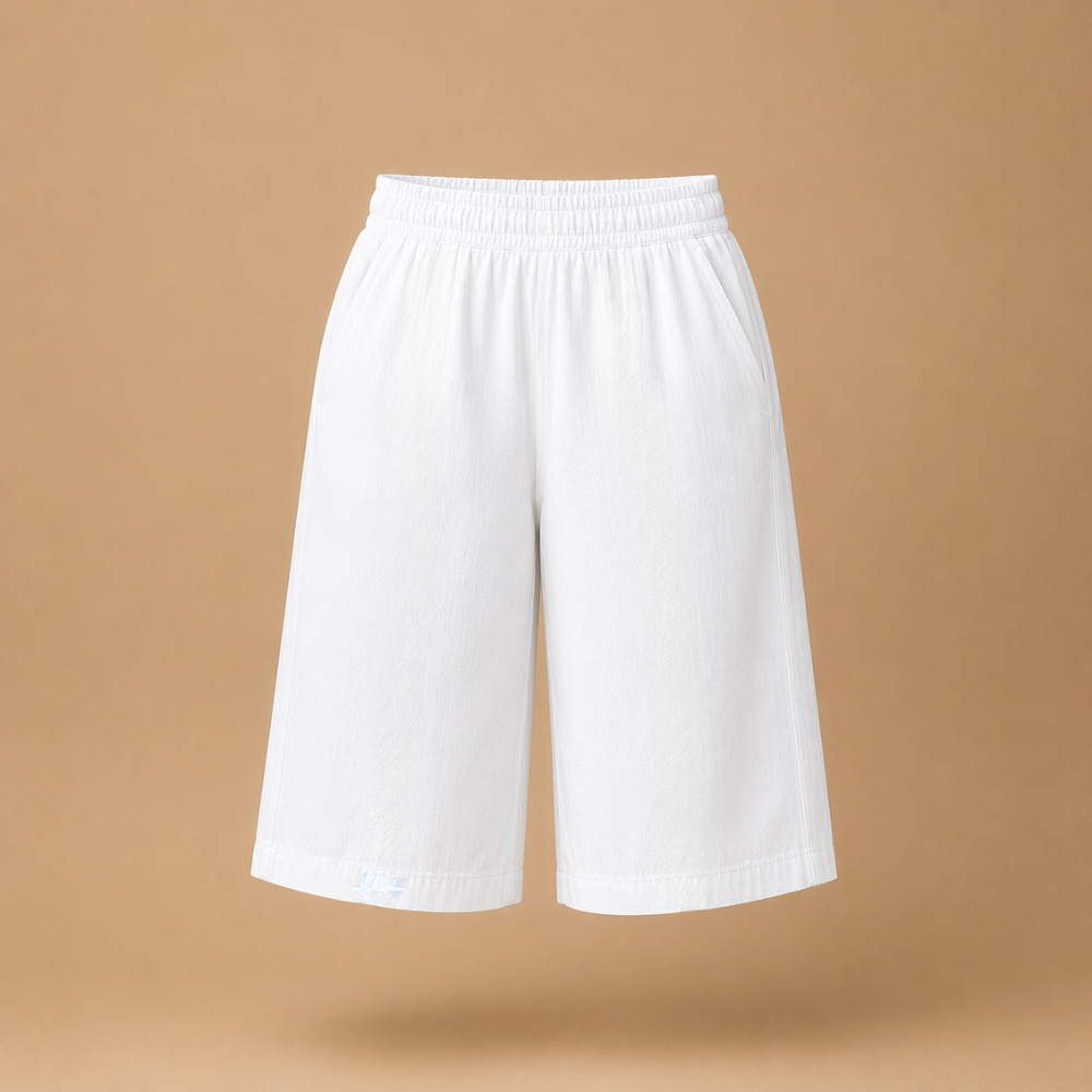 Dames bermudashorts met elastische tailleband Jelle Jora Mode