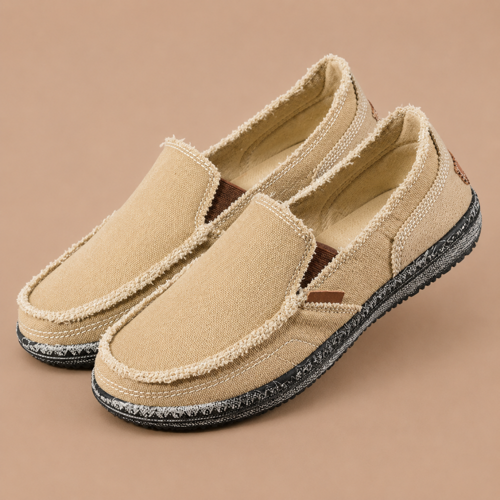 Heren comfortabele ademende instaploafers Jelle Jora Mode