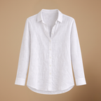 Dames casual slim fit blouse met lange mouwen en knoopsluiting Jelle Jora Mode