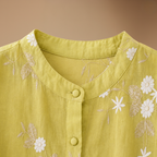 Dames casual blouse met bloemenprint en losse pasvorm Jelle Jora Mode