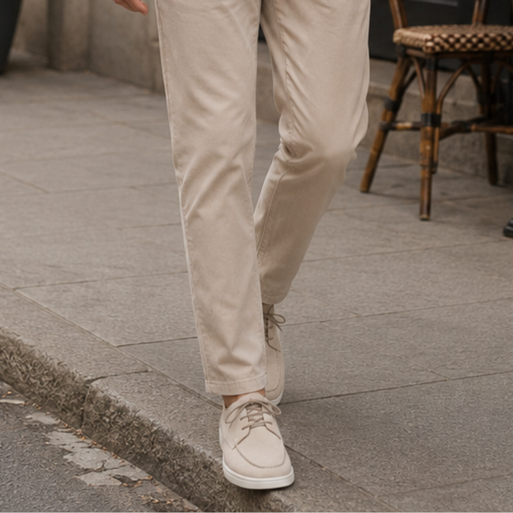 Heren schoenen met veters en lage hak Jelle Jora Mode