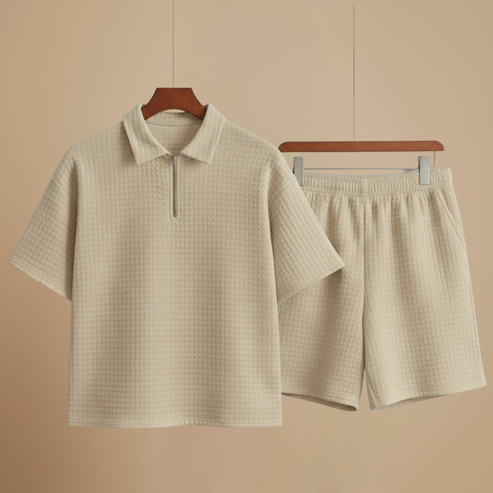 Casual set met korte mouwen voor heren Jelle Jora Mode