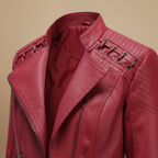 Dames cropped leren look jas Jelle Jora Mode