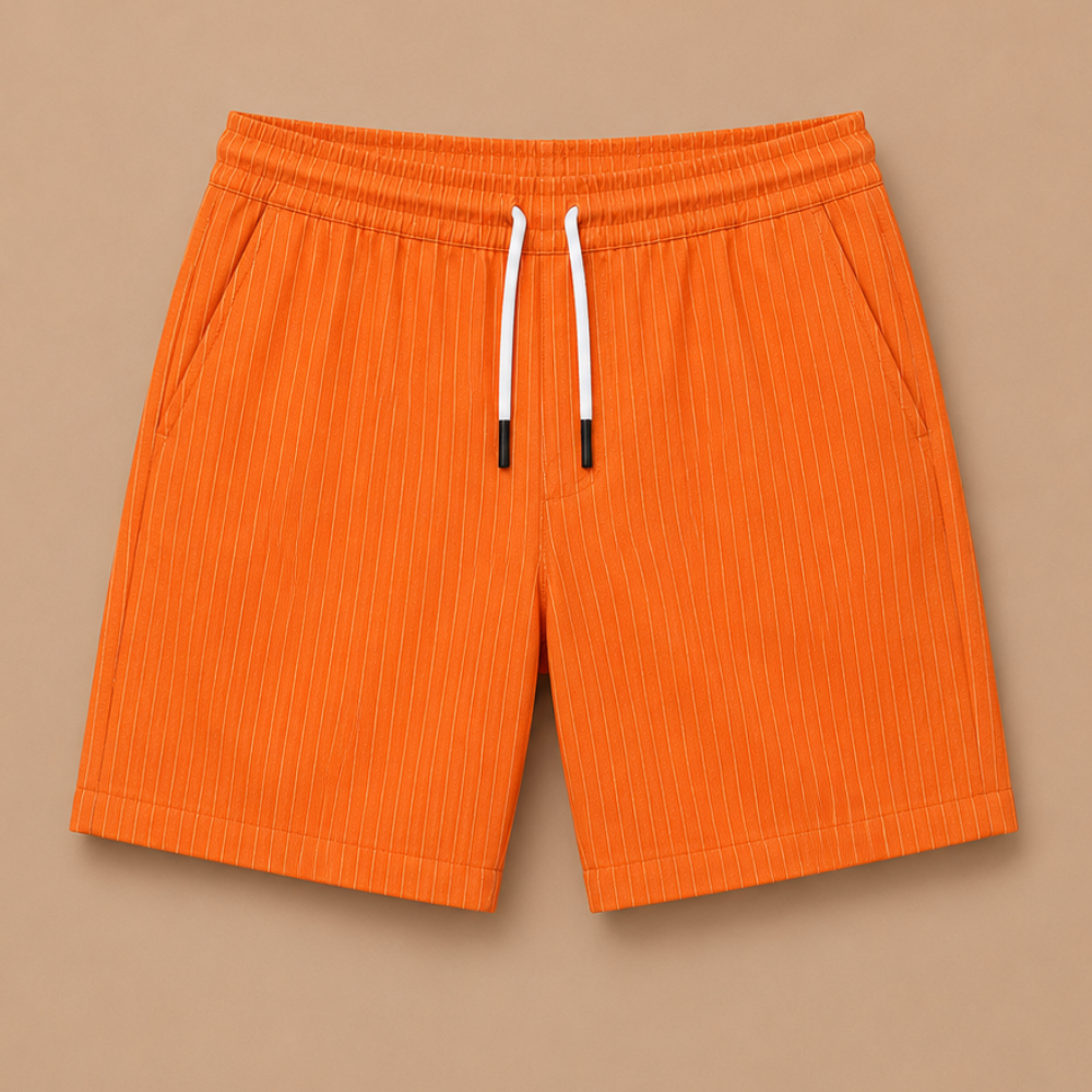 Heren strandboardshorts met trekkoord en zakken Jelle Jora Mode