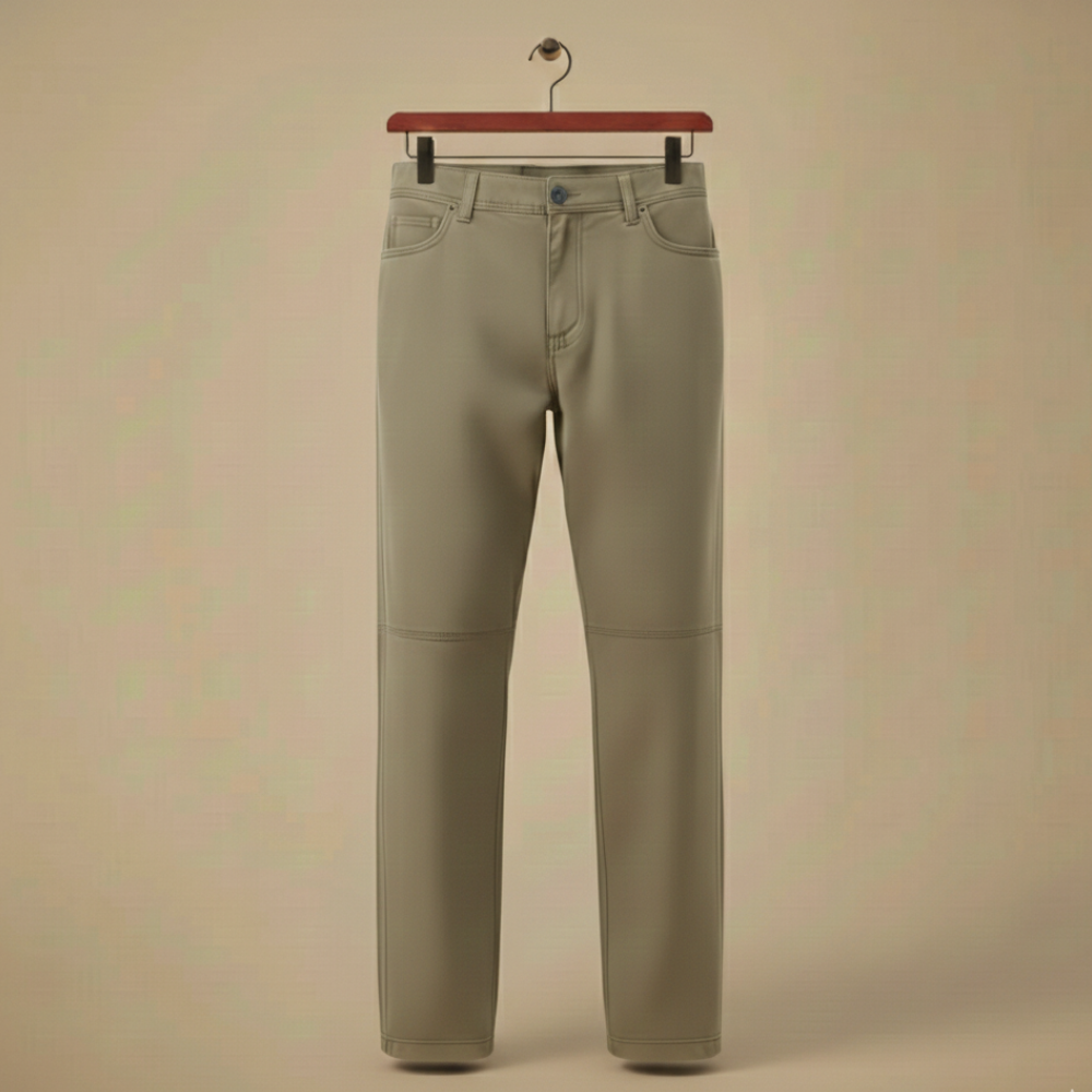 Slim fit geruite rechte broek voor heren Jelle Jora Mode