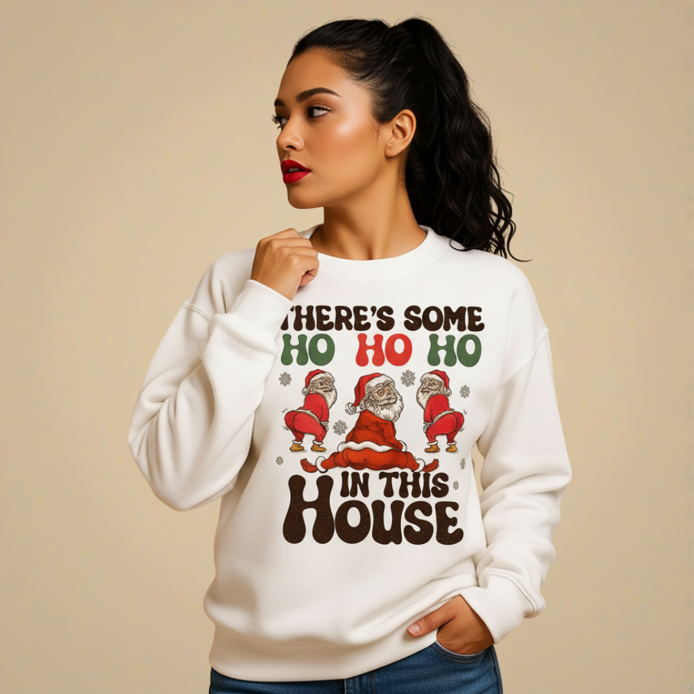 Kerstman-sweatshirt met print Jelle Jora Mode