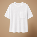 Damesblouse met ruime pasvorm en ronde hals Jelle Jora Mode